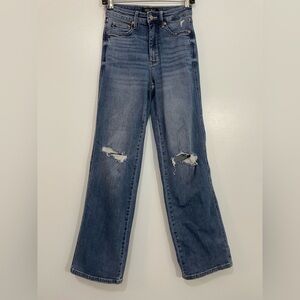 Judy Blue High Rise Distressed Boot Cut Jeans Size 3/26